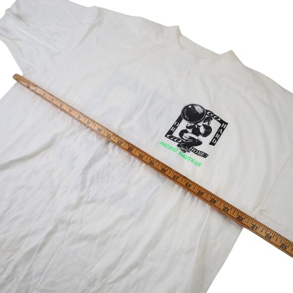 Vintage 90s "Go Hard or Go Home" Graphic Body Building T Shirt - Picture 8 of 10